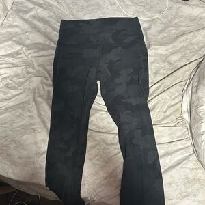 Size 4 camo lululemmon leggings